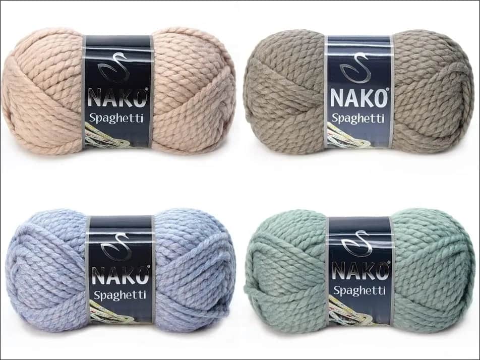 Nako Spaghetti - idealna włóczka do ciepłych projektów na zimę