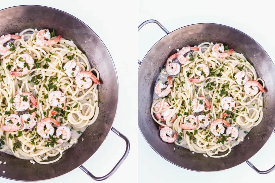 Spaghetti z krewetkami Kwestia Smaku - Pyszne przepisy i porady